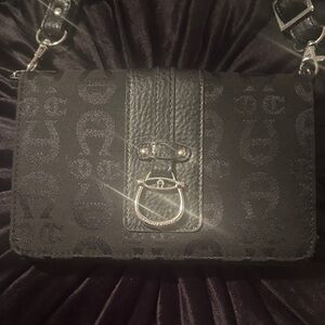 Etienne Aigner Black Crossbody Bag